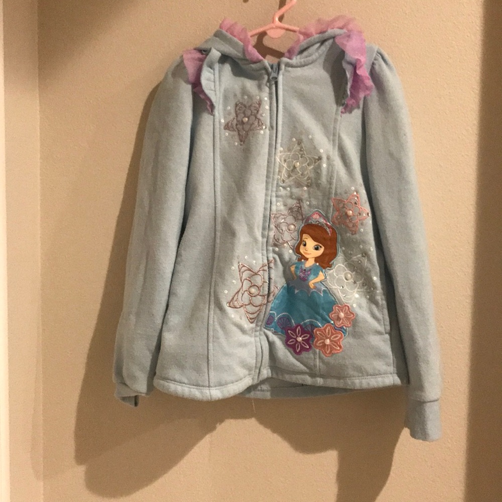 I’m selling a blue Sofia the first mermaid jacket